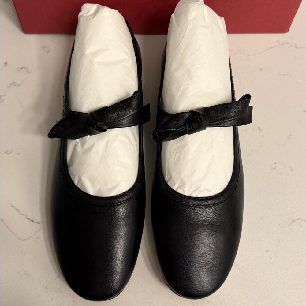 Maeve Knotted Bow Mary Jane Flats